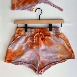 Matching Tie Die Lounge Set from Forever 21